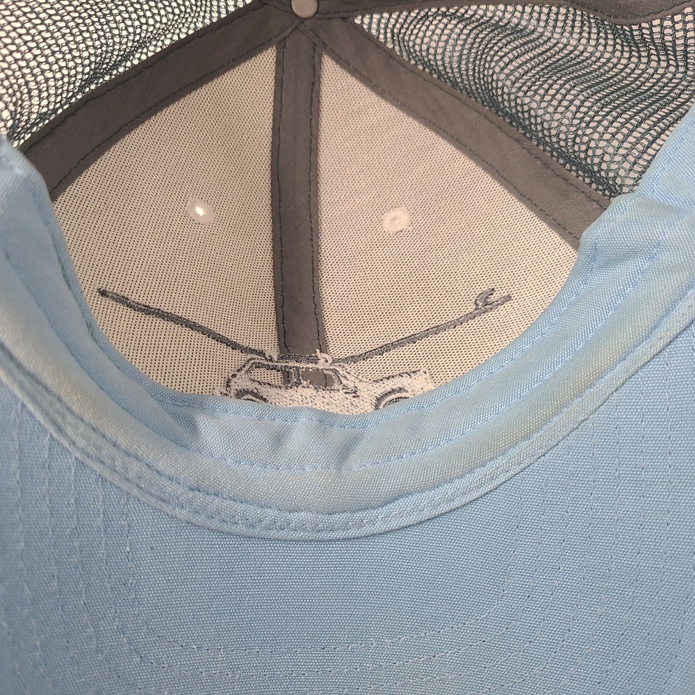 Patagonia Hat Snapback Trucker Mesh Blue White Live Simply Surf Car Logo Men - Picture 14 of 14